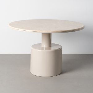 Mesa comedor beige mármol-DM