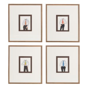 CUADRO PINTURA HOMBRES 4/M 44 X 50 CM