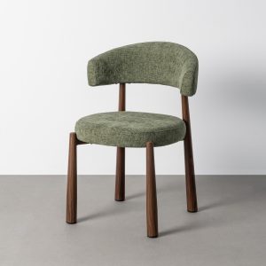 Silla verde tejido-metal