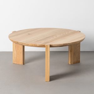 Mesa centro madera de roble