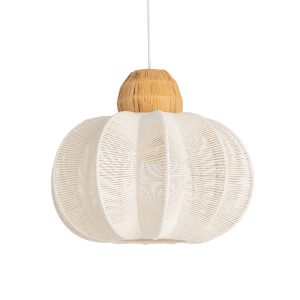 LÁMPARA TECHO BLANCO-NATURAL 44 X 44 X 37,50 CM
