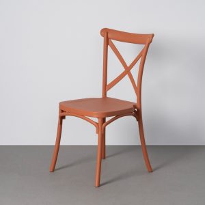Silla apilable exterior teja PP